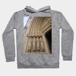 Four Saints Sculpture on the Wall Hoodie